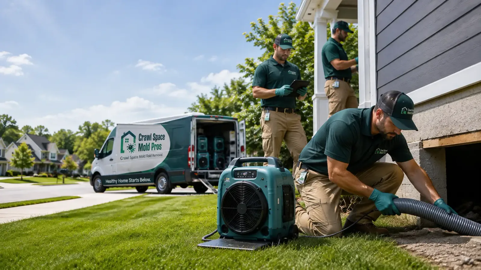 Crawl Space Mold Removal in Pleasantville, PA